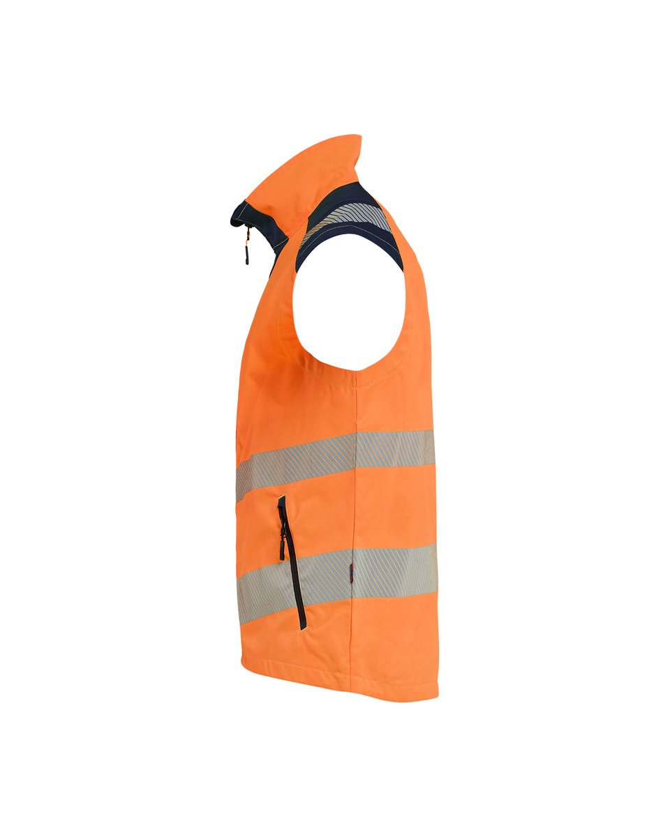 Blåkläder 3085 Bodywarmer High Vis - High Vis Oranje/Marineblauw