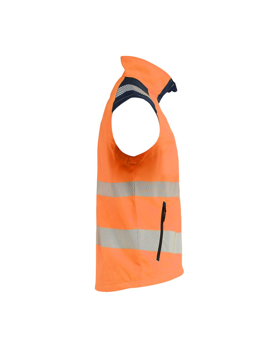 Blåkläder 3085 Bodywarmer High Vis - High Vis Oranje/Marineblauw