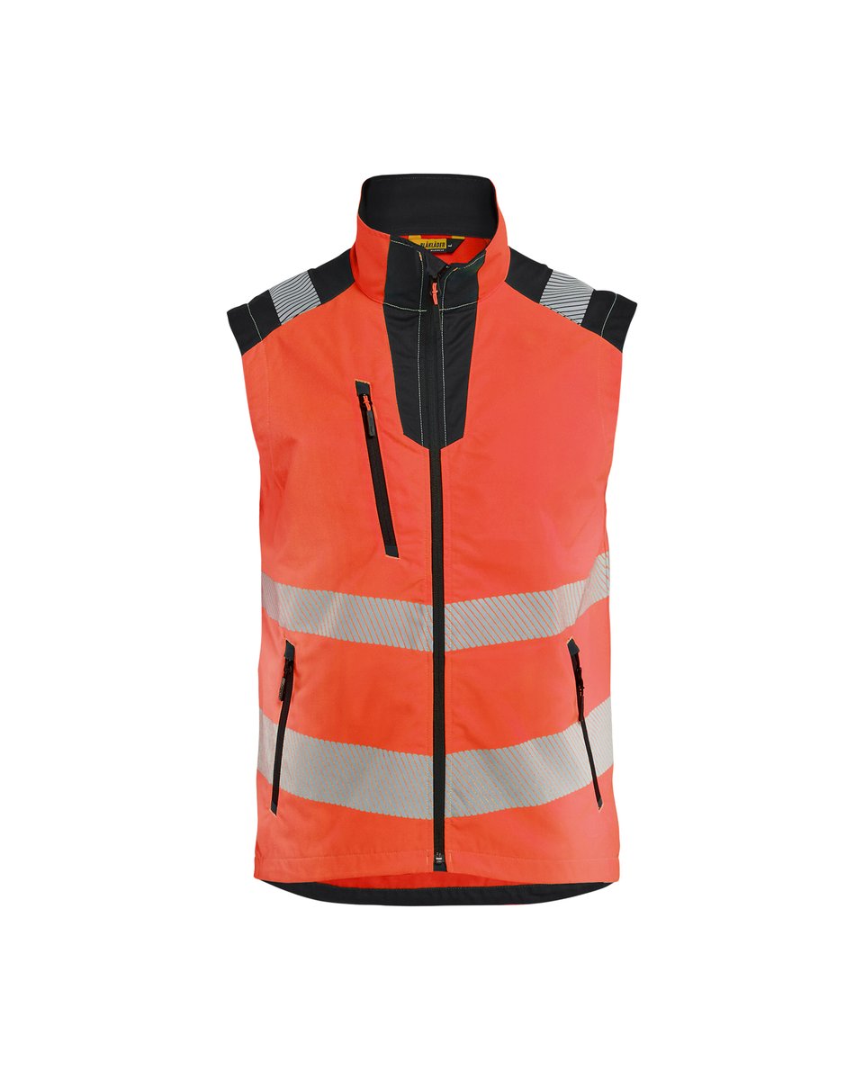 Blåkläder 3085 Bodywarmer High Vis - High Vis Rood/Zwart