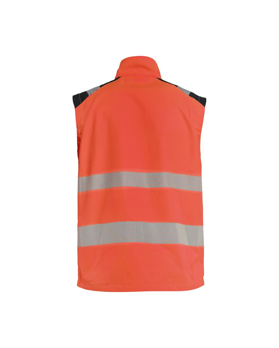 Blåkläder 3085 Bodywarmer High Vis - High Vis Rood/Zwart