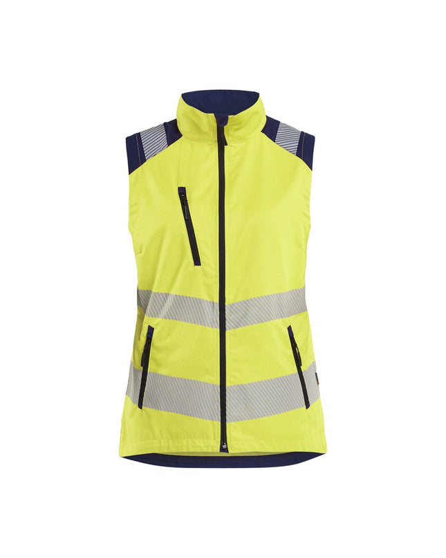 Blåkläder 3092 Dames bodywarmer High Vis - High Vis Geel/Marineblauw