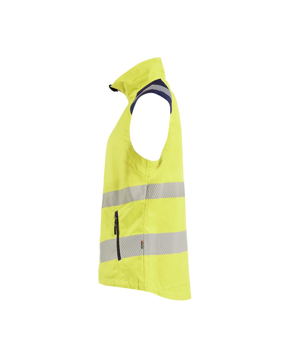 Blåkläder 3092 Dames bodywarmer High Vis - High Vis Geel/Marineblauw