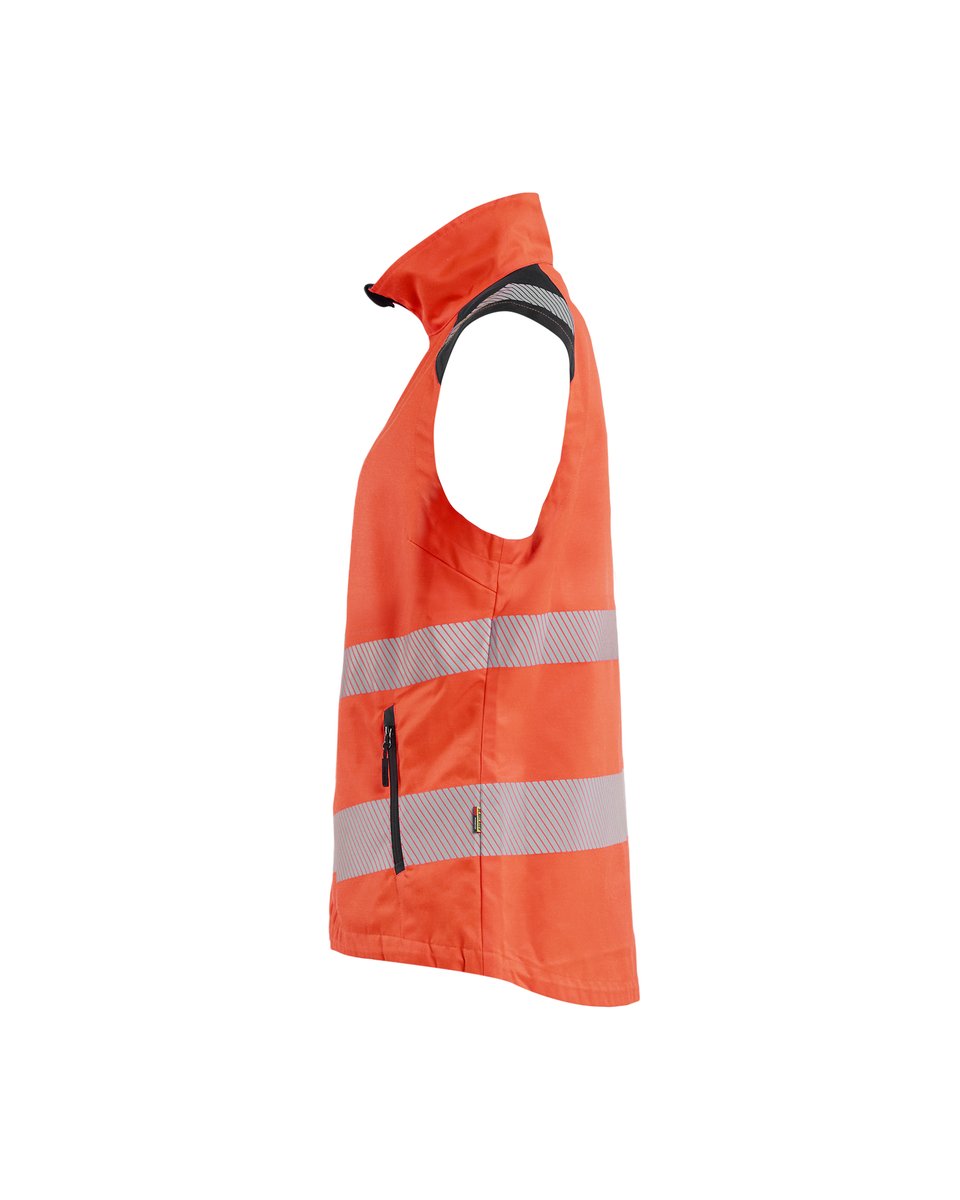 Blåkläder 3092 Dames bodywarmer High Vis - High Vis Rood/Zwart