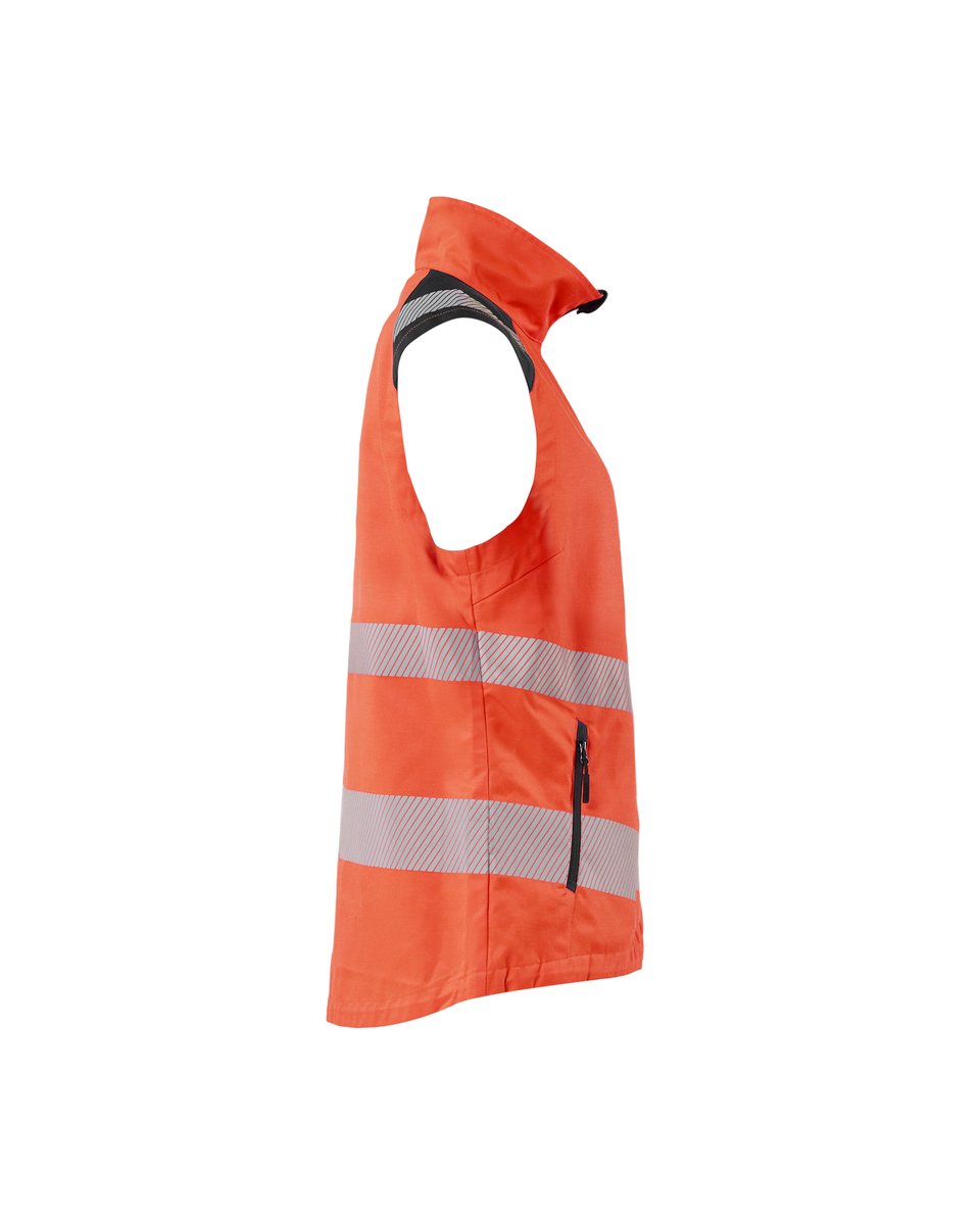 Blåkläder 3092 Dames bodywarmer High Vis - High Vis Rood/Zwart