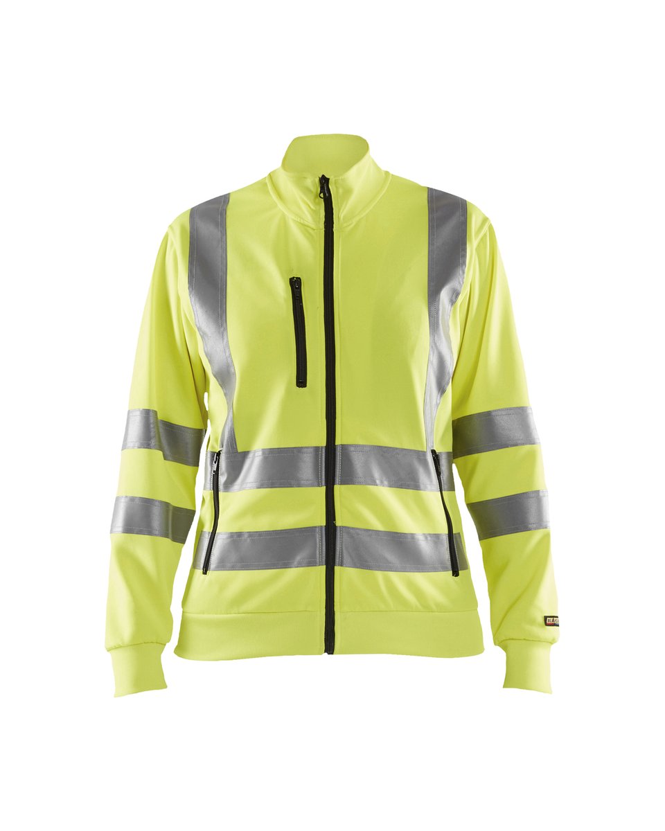 Blåkläder 3308 Dames Sweatshirt met rits High Vis - High Vis Geel