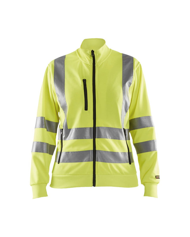 Blåkläder 3308 Dames Sweatshirt met rits High Vis - High Vis Geel