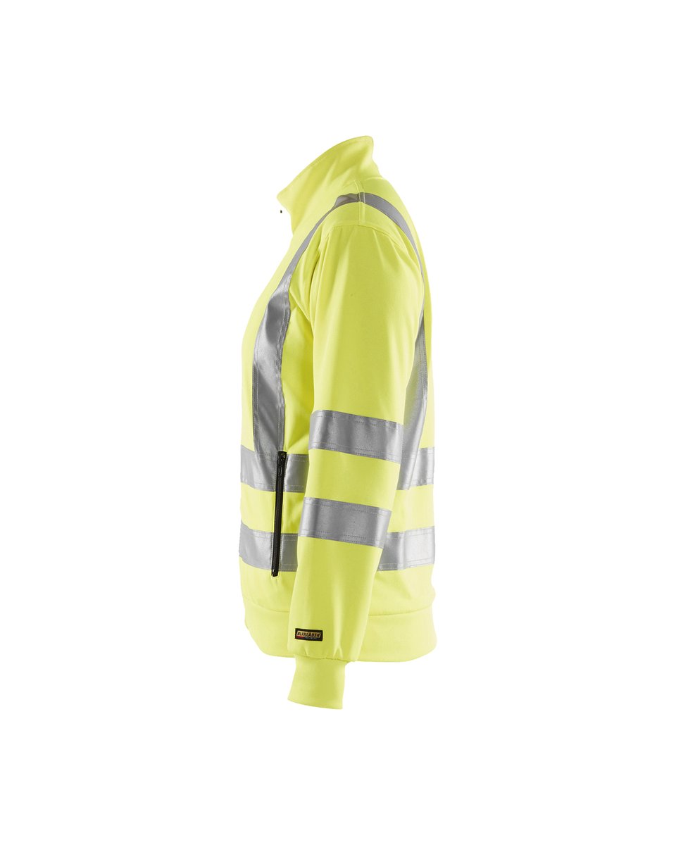 Blåkläder 3308 Dames Sweatshirt met rits High Vis - High Vis Geel