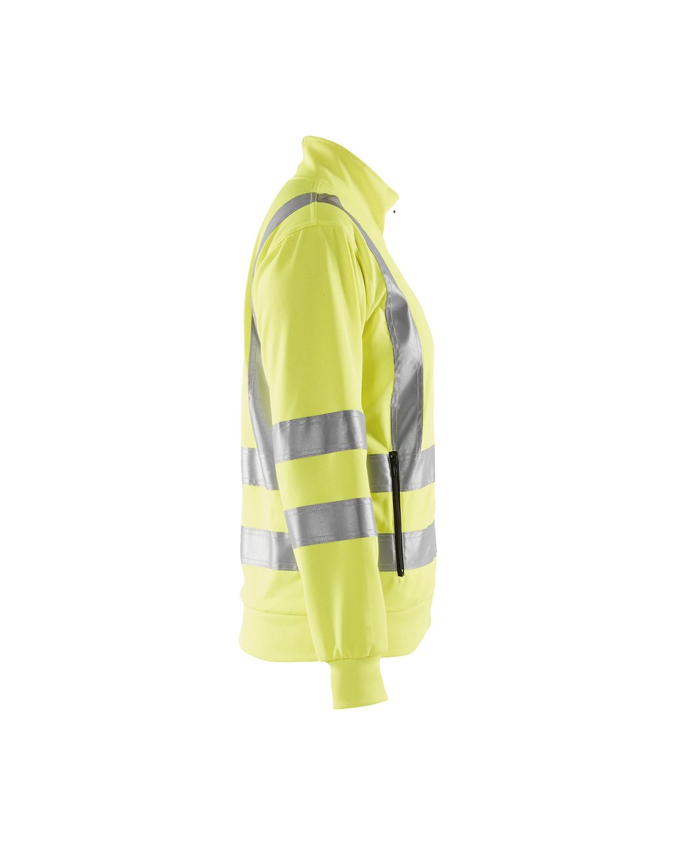 Blåkläder 3308 Dames Sweatshirt met rits High Vis - High Vis Geel