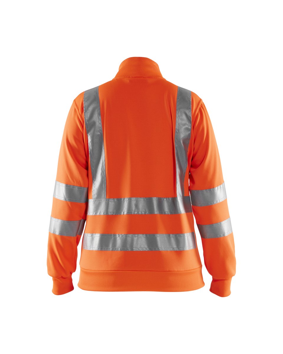 Blåkläder 3308 Dames Sweatshirt met rits High Vis - High Vis Oranje