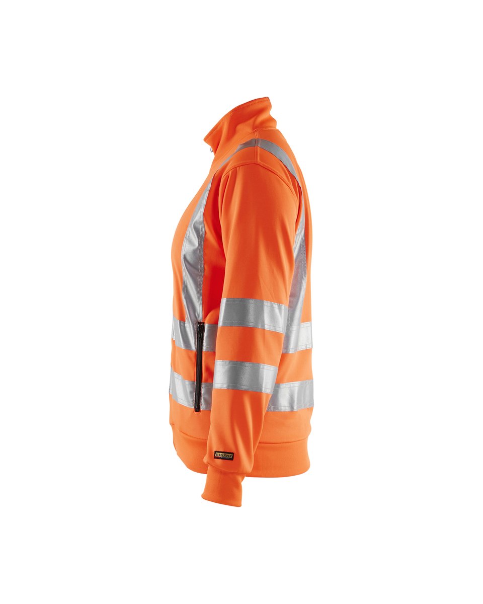 Blåkläder 3308 Dames Sweatshirt met rits High Vis - High Vis Oranje