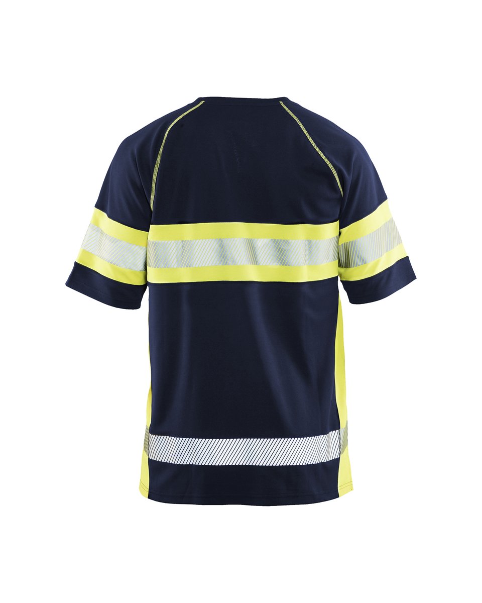 Blåkläder 3337 UV-T-shirt High Vis - Marine/High Vis Geel
