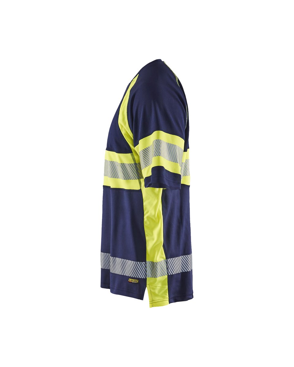 Blåkläder 3337 UV-T-shirt High Vis - Marine/High Vis Geel