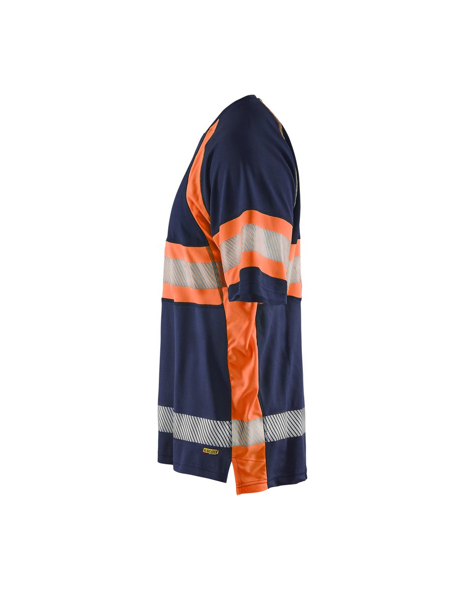 Blåkläder 3337 UV-T-shirt High Vis - Marineblauw/Oranje