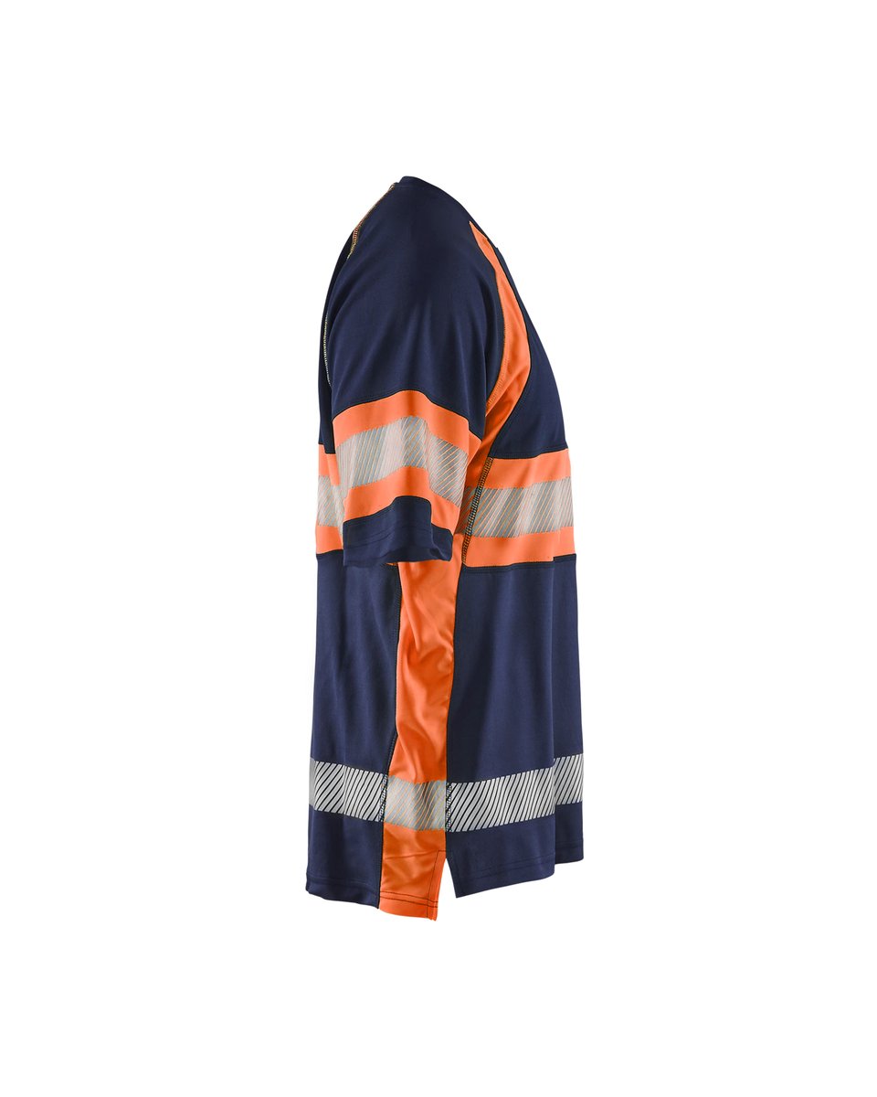 Blåkläder 3337 UV-T-shirt High Vis - Marineblauw/Oranje