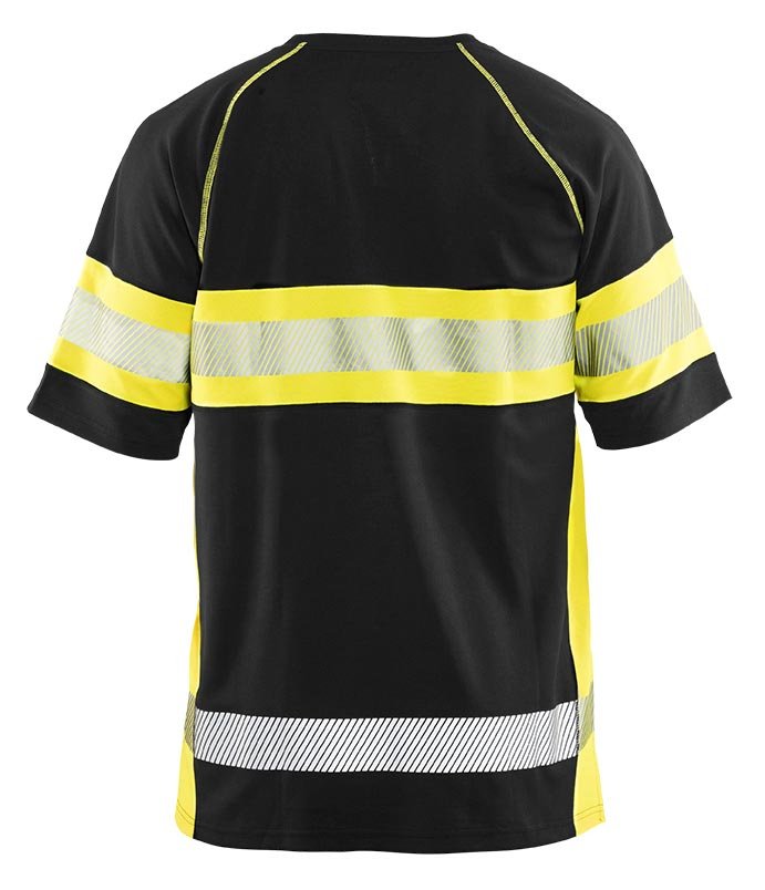 Blåkläder 3337 UV-T-shirt High Vis - Zwart/High Vis Geel