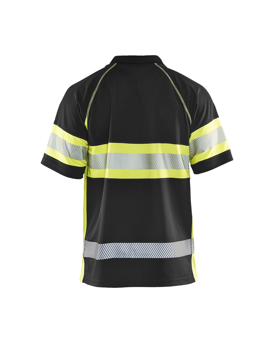 Blåkläder 3338 UV-Poloshirt High Vis - Zwart/High Vis Geel