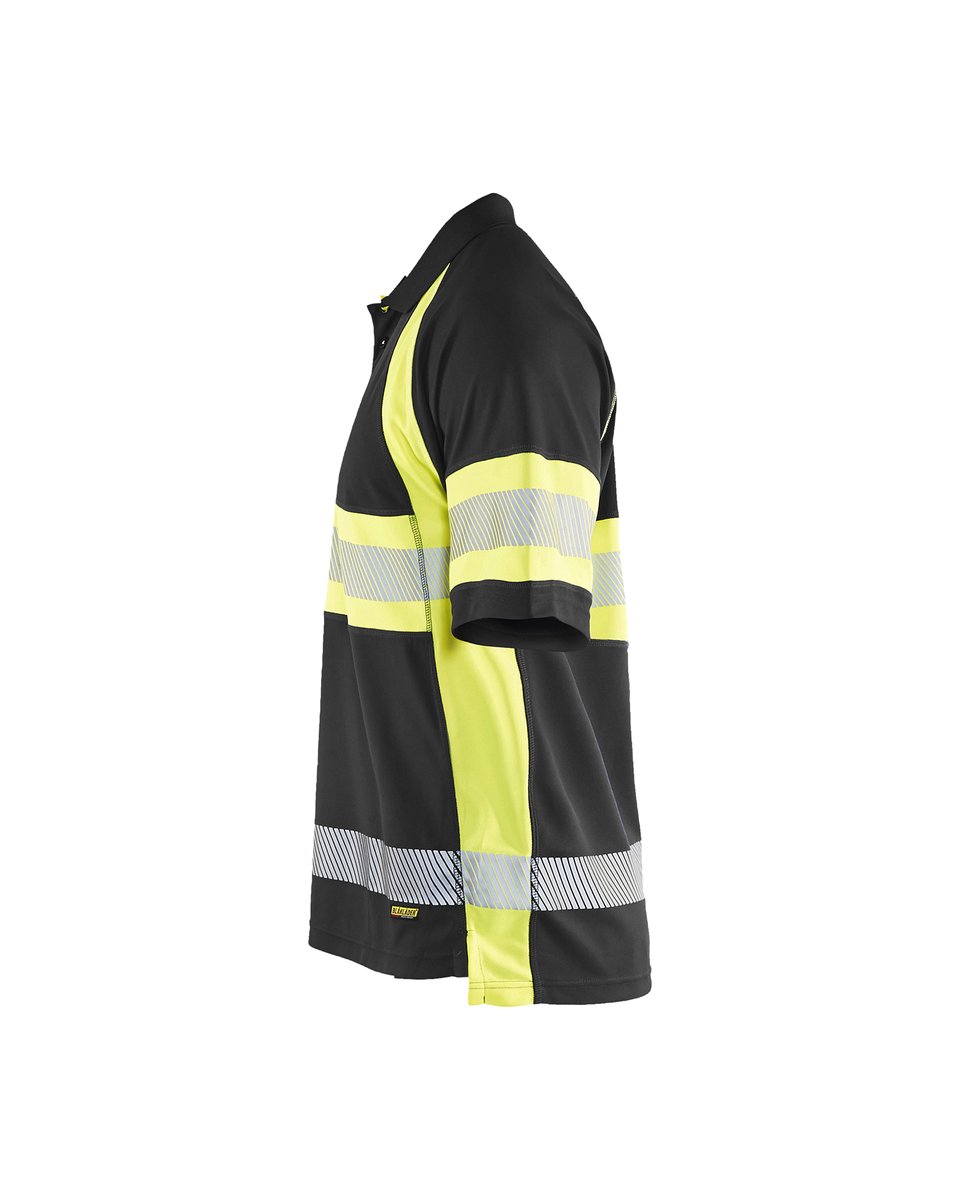 Blåkläder 3338 UV-Poloshirt High Vis - Zwart/High Vis Geel
