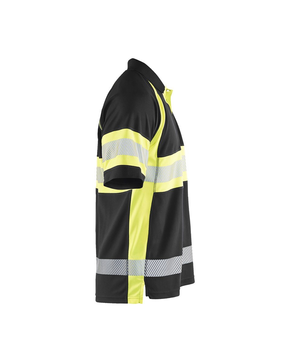 Blåkläder 3338 UV-Poloshirt High Vis - Zwart/High Vis Geel