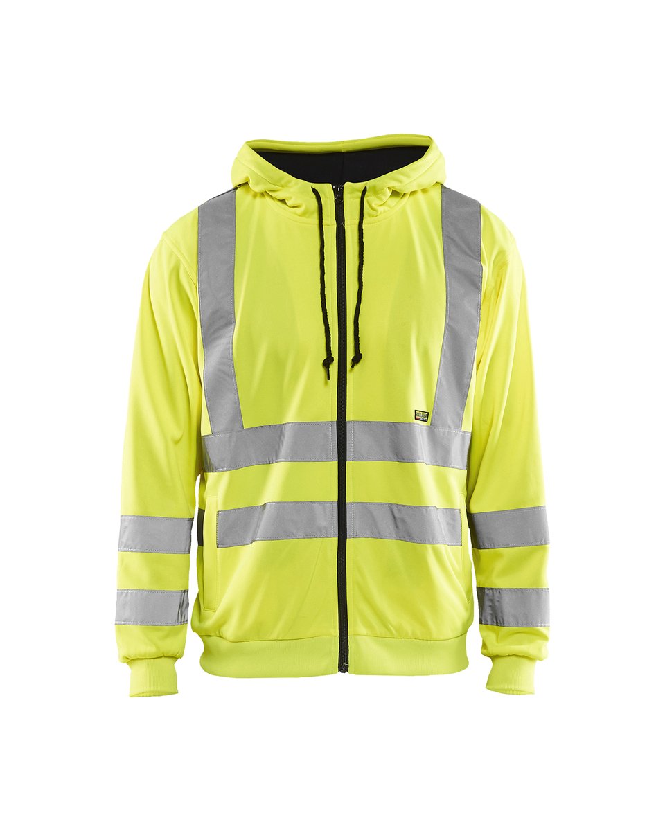Blåkläder 3346 Hooded Sweatshirt met rits High Vis - High Vis Geel