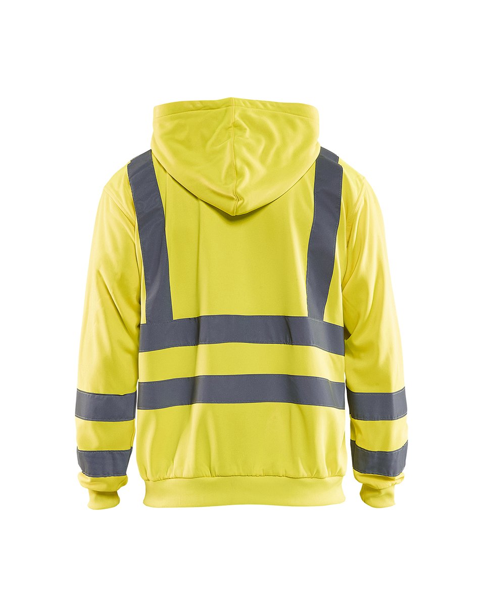 Blåkläder 3346 Hooded Sweatshirt met rits High Vis - High Vis Geel