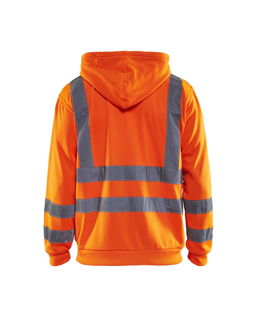 Blåkläder 3346 Hooded Sweatshirt met rits High Vis - High Vis Oranje
