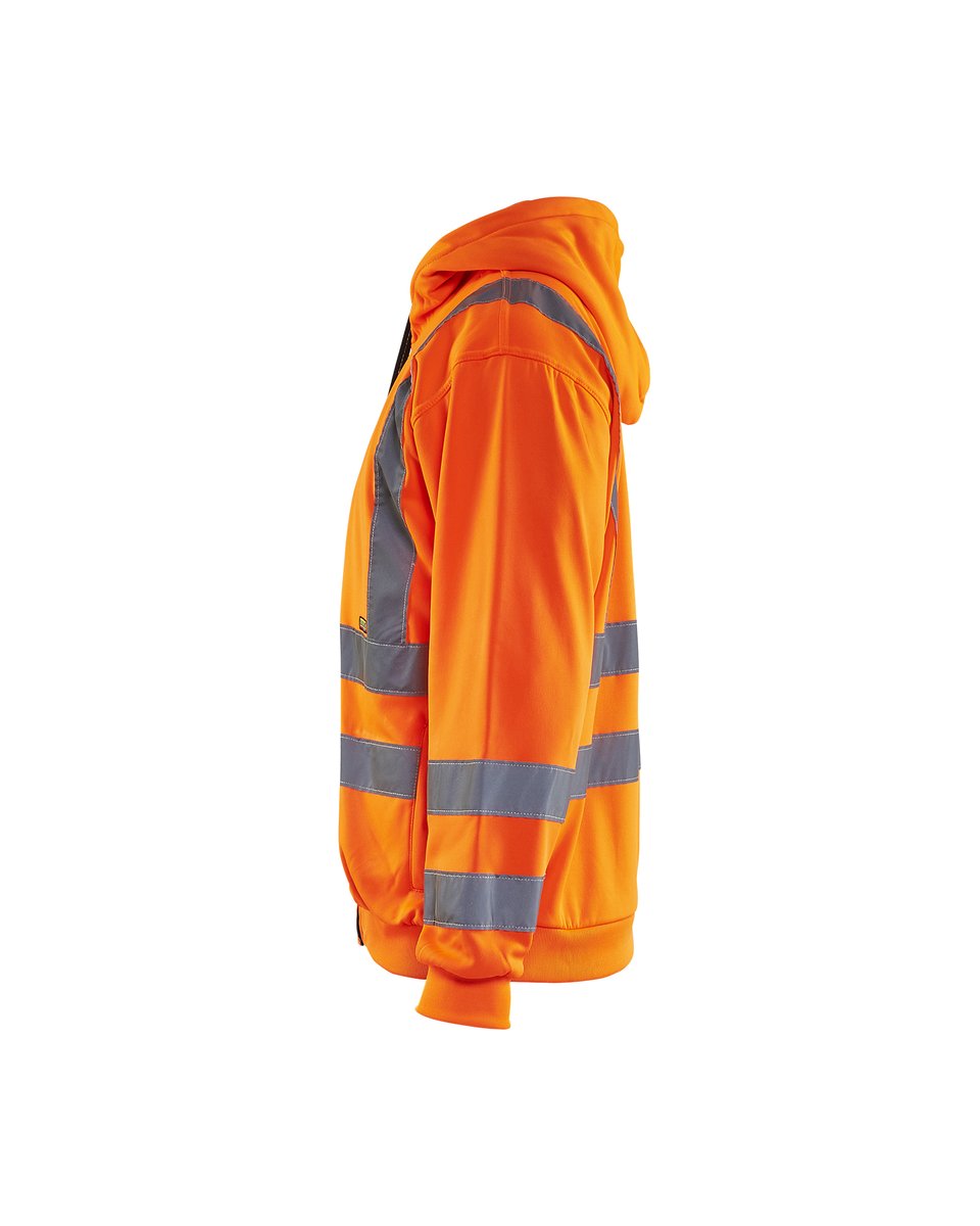 Blåkläder 3346 Hooded Sweatshirt met rits High Vis - High Vis Oranje