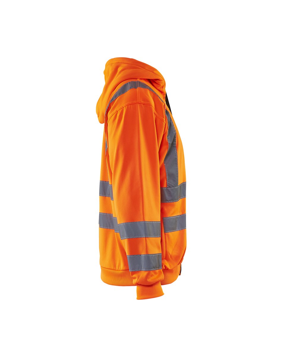 Blåkläder 3346 Hooded Sweatshirt met rits High Vis - High Vis Oranje