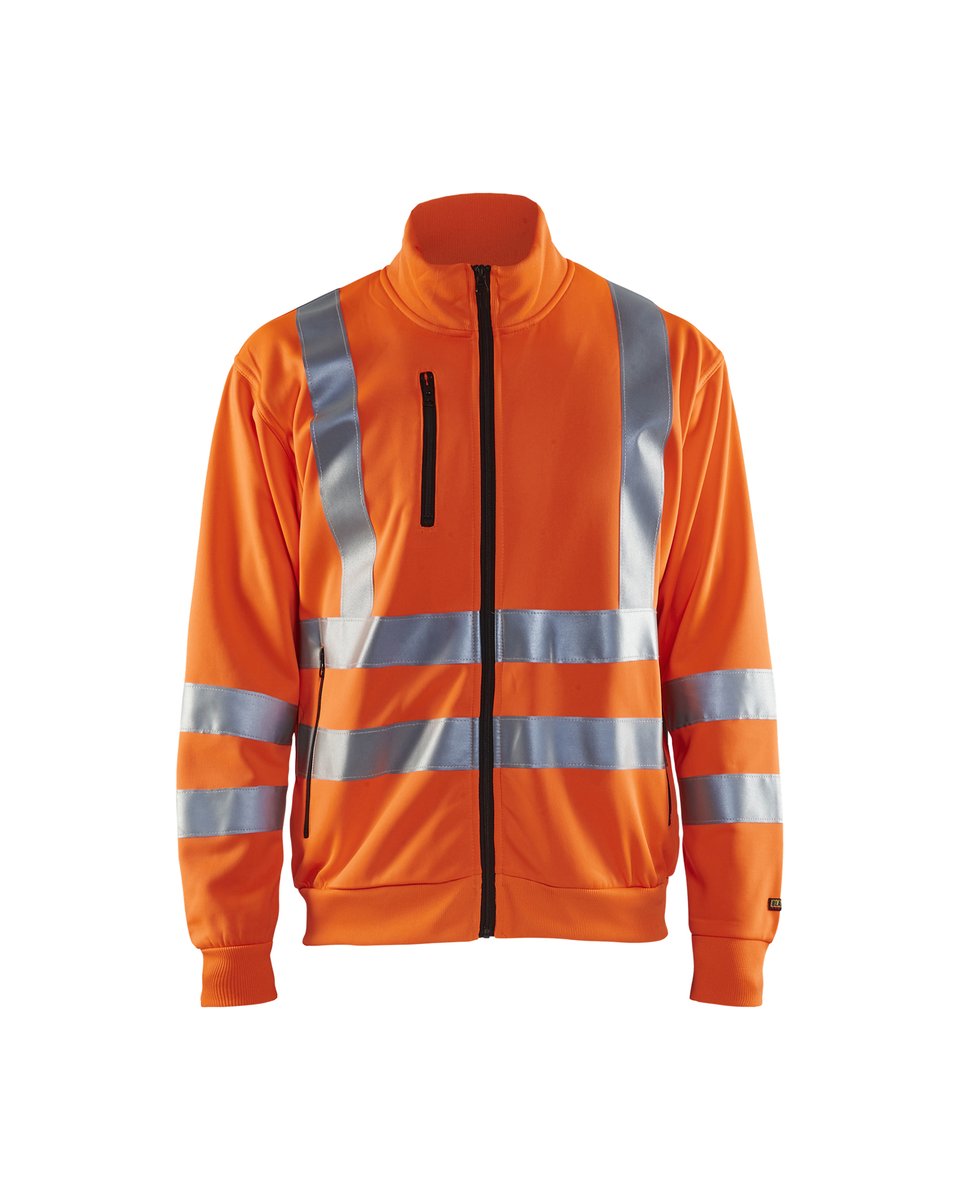 Blåkläder 3358 Sweatshirt met rits High Vis - High Vis Oranje