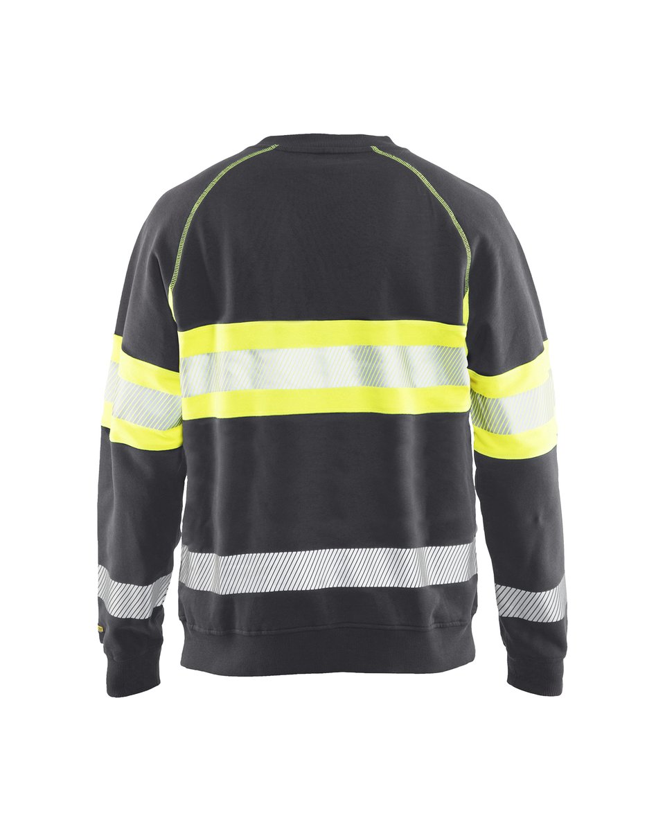 Blåkläder 3359 Sweatshirt High Vis - Medium grijs/High Vis Geel