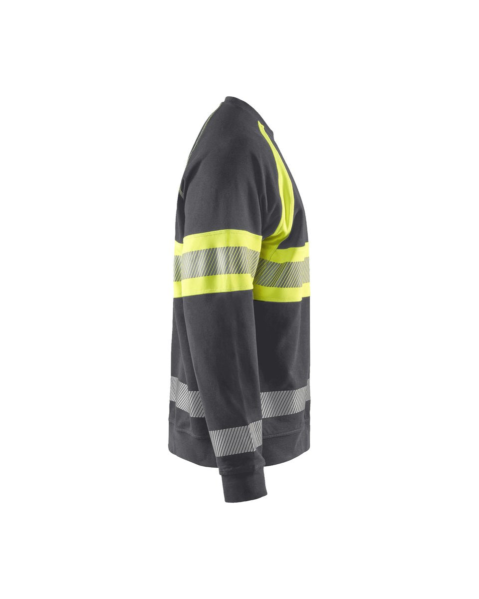 Blåkläder 3359 Sweatshirt High Vis - Medium grijs/High Vis Geel