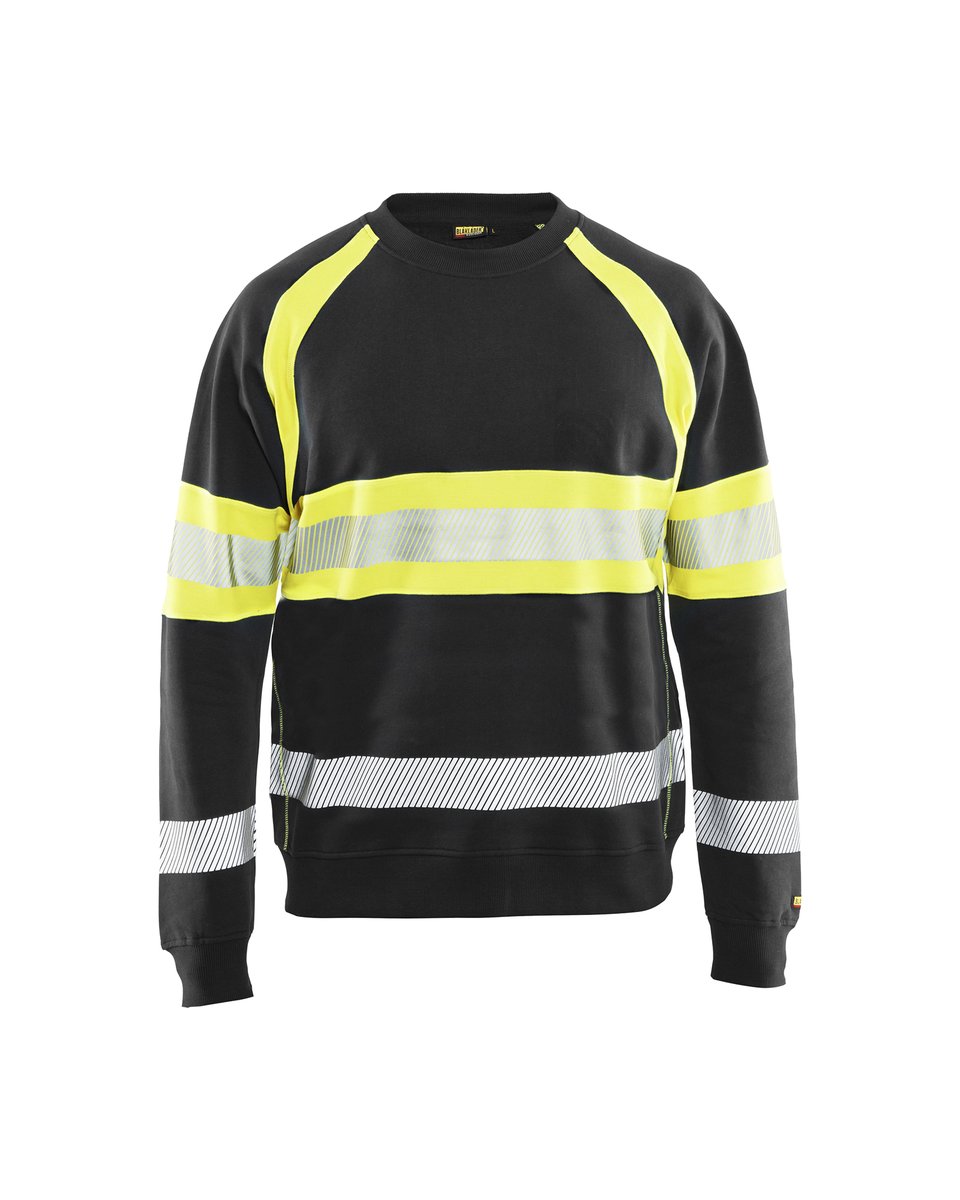 Blåkläder 3359 Sweatshirt High Vis - Zwart/High Vis Geel