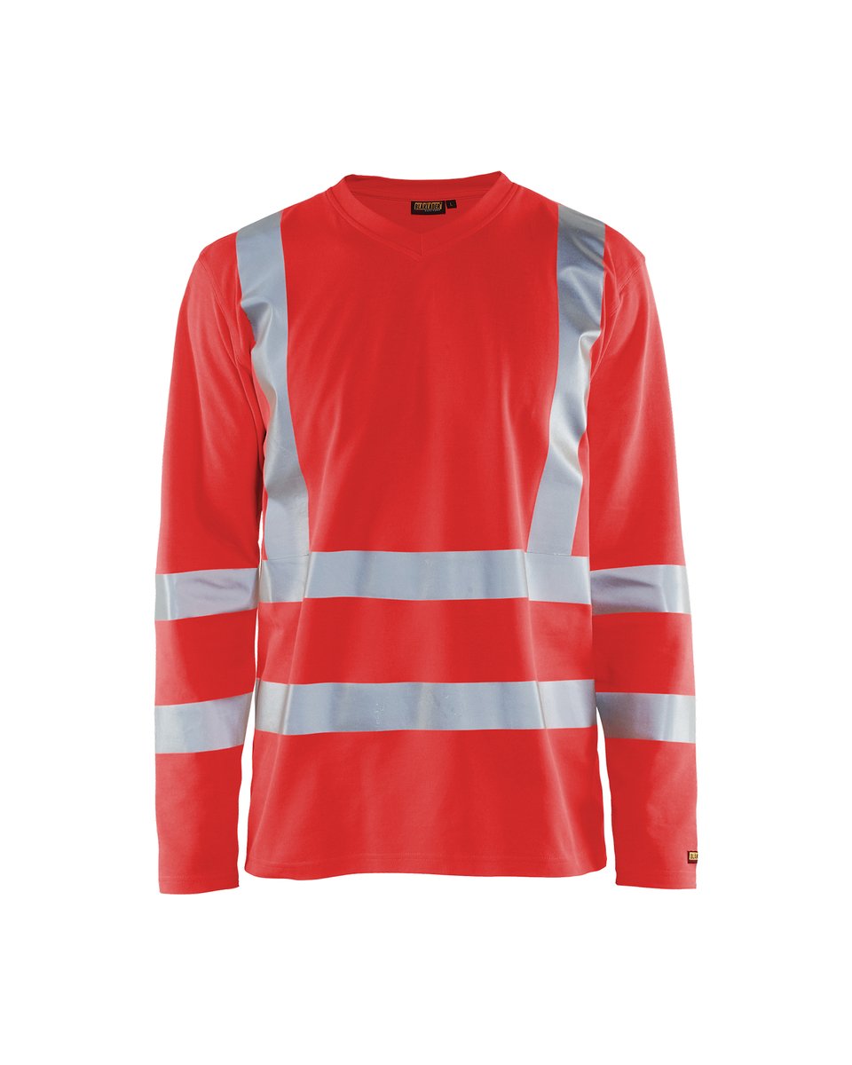 Blåkläder 3381 UV-T-shirt lange mouwen High Vis - High Vis Rood