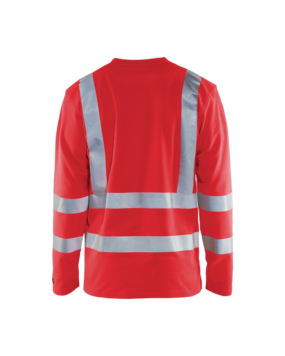 Blåkläder 3381 UV-T-shirt lange mouwen High Vis - High Vis Rood