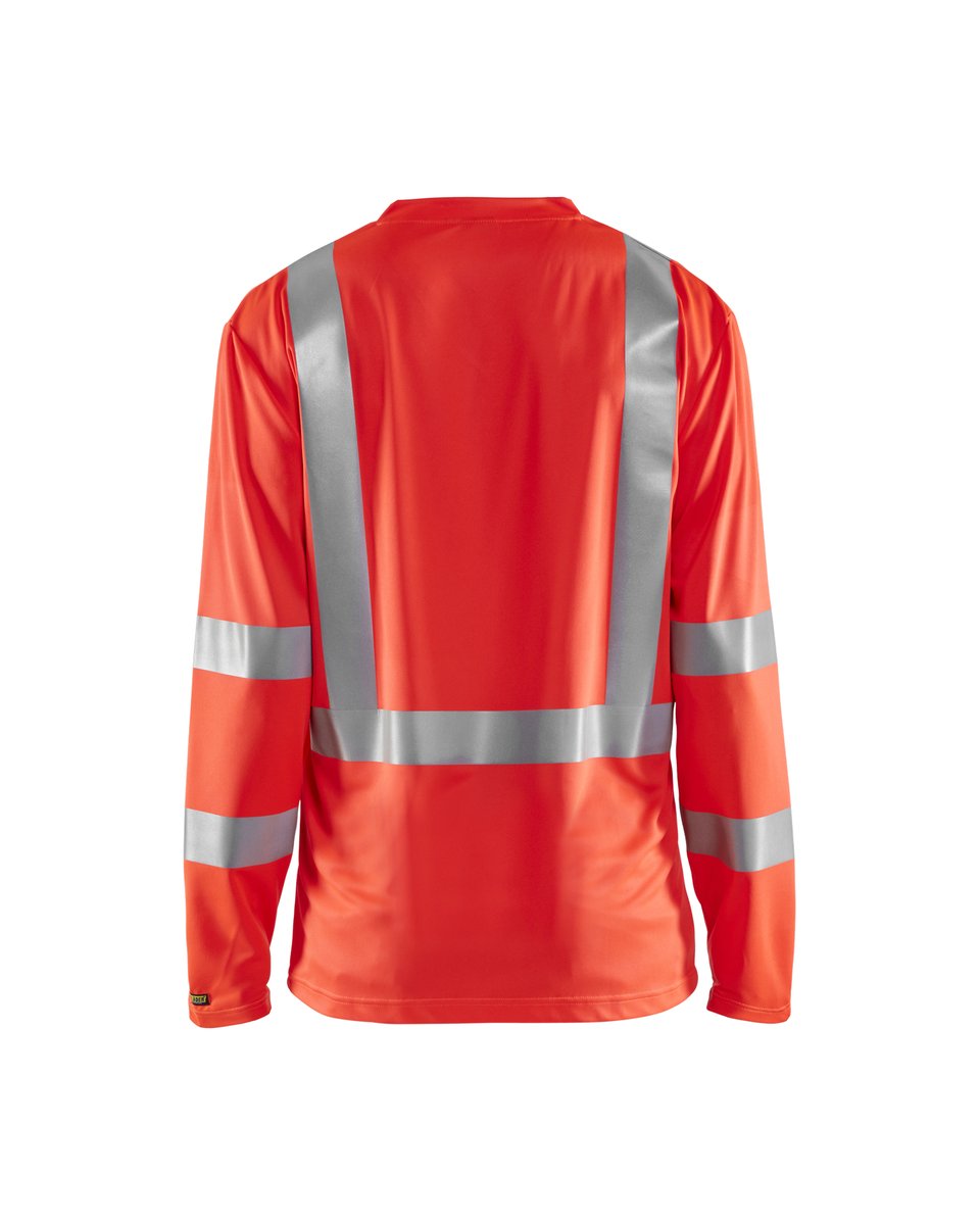 Blåkläder 3383 UV-T-shirt lange mouwen High Vis - High Vis Rood