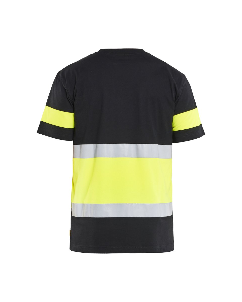 Blåkläder 3387 T-shirt High Vis - Zwart/High Vis Geel