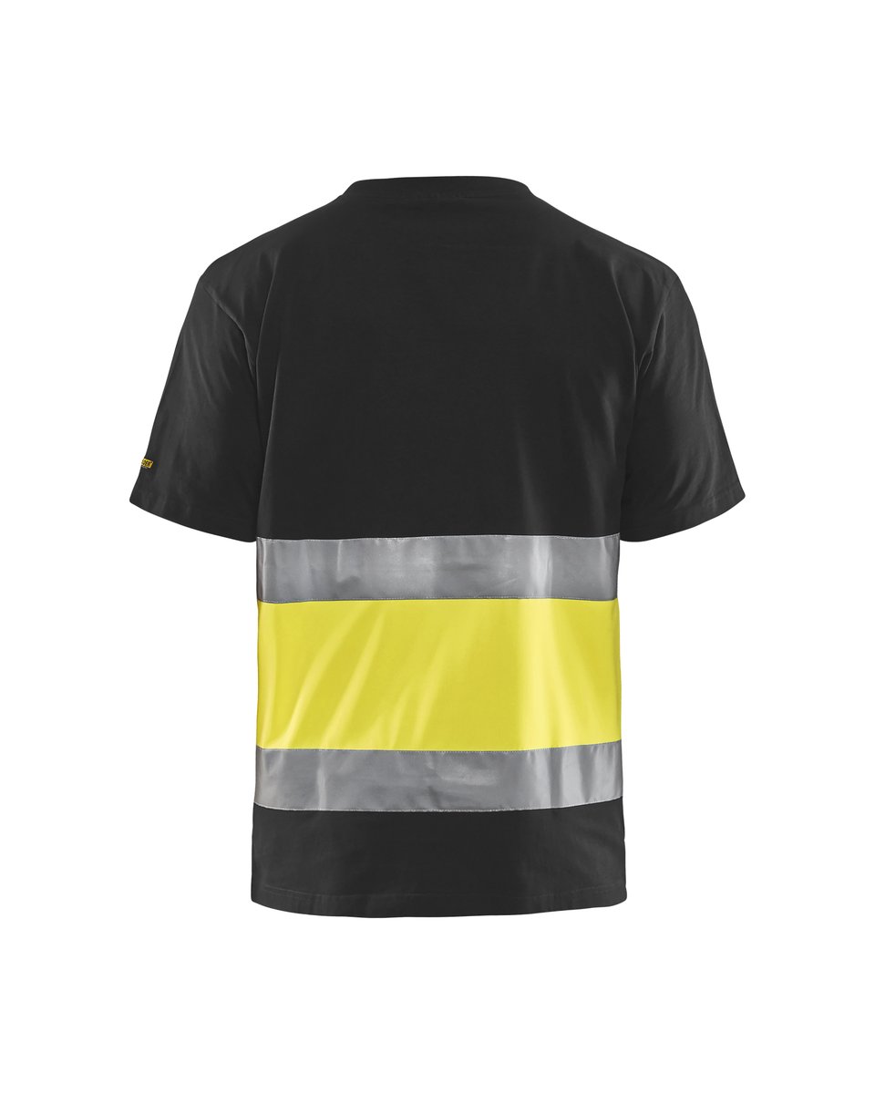 Blåkläder 3387 T-shirt High Vis - Zwart/High Vis Geel
