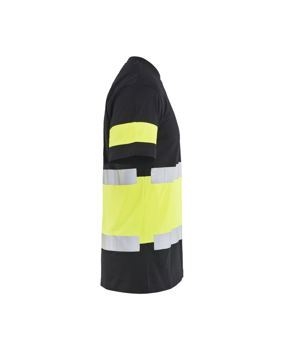Blåkläder 3387 T-shirt High Vis - Zwart/High Vis Geel