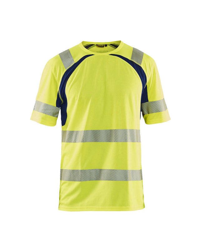 Blåkläder 3397 UV-T-shirt High Vis - High Vis Geel/Marineblauw