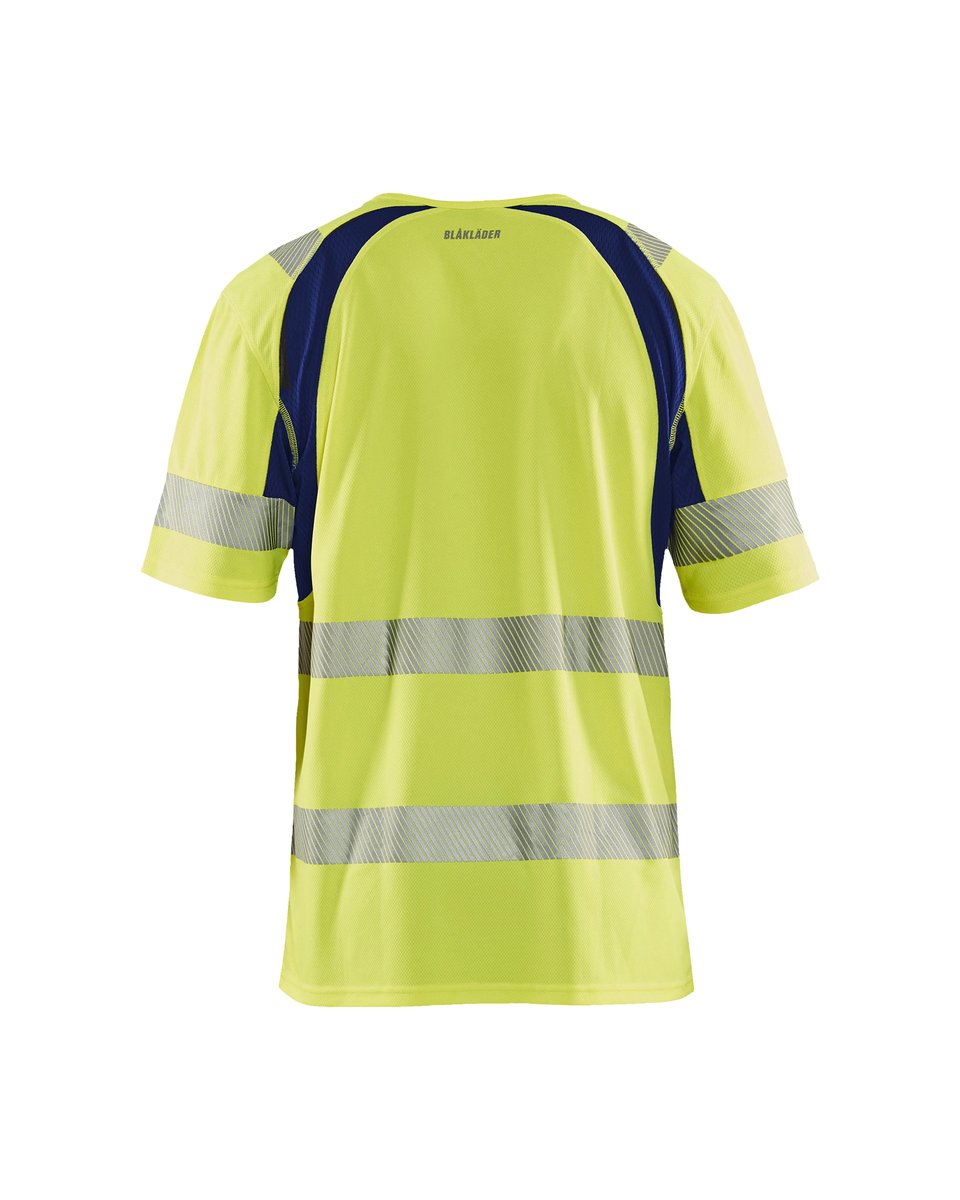 Blåkläder 3397 UV-T-shirt High Vis - High Vis Geel/Marineblauw