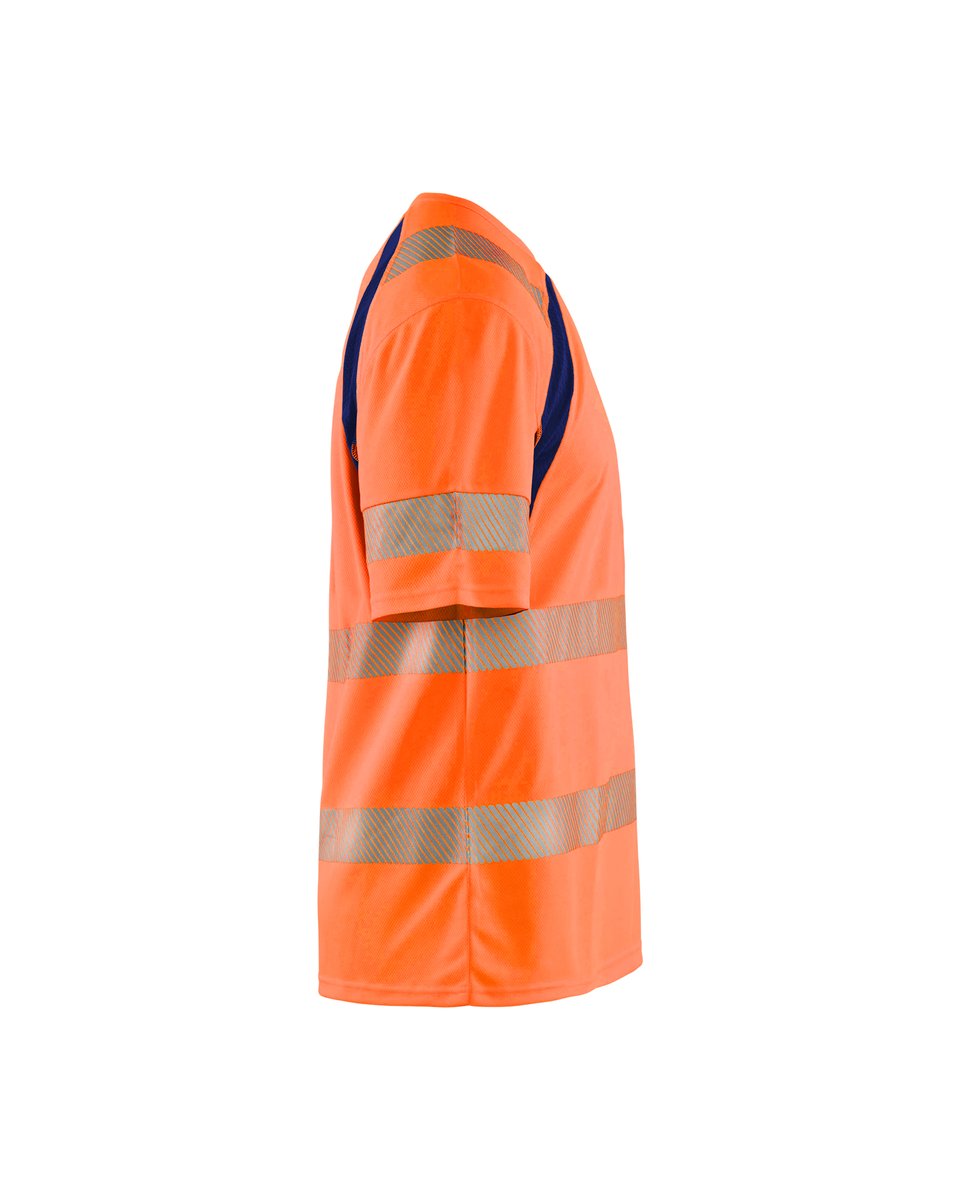 Blåkläder 3397 UV-T-shirt High Vis - High Vis Oranje/Marineblauw