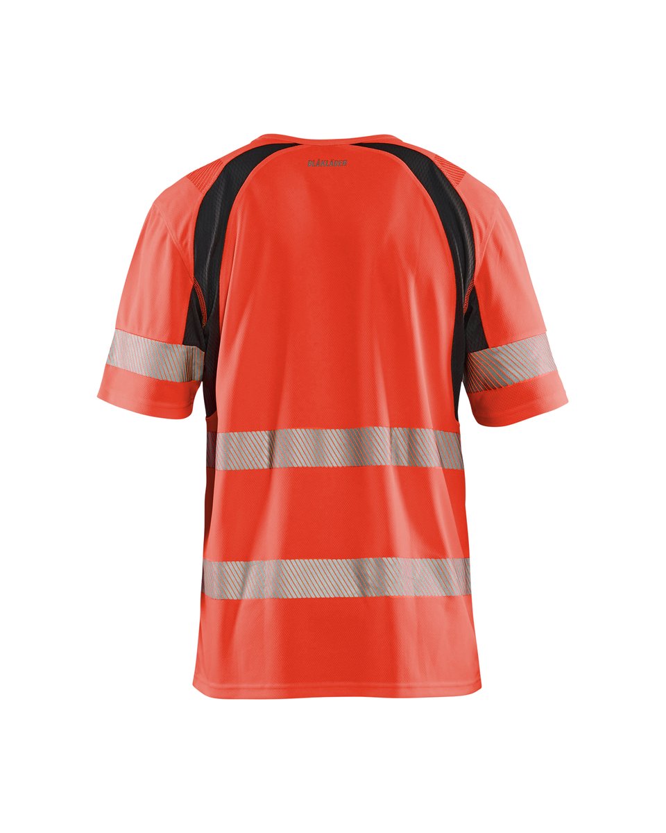 Blåkläder 3397 UV-T-shirt High Vis - High Vis Rood/Zwart