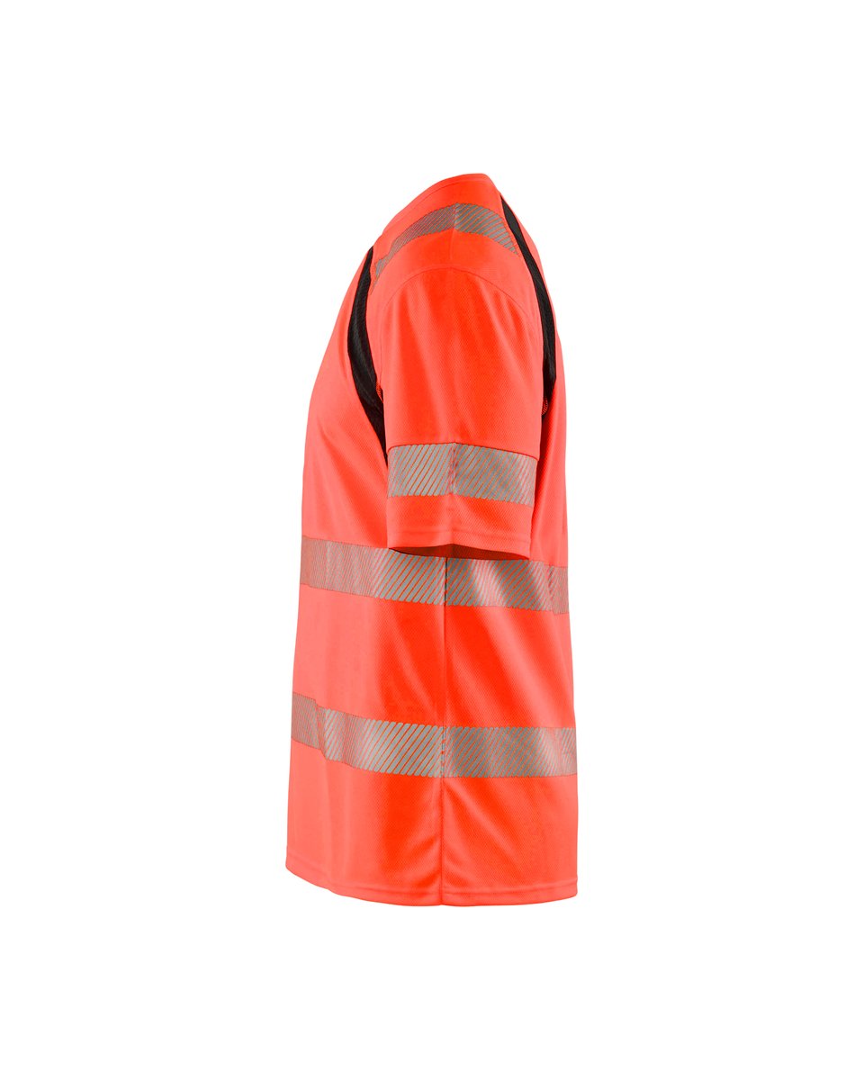 Blåkläder 3397 UV-T-shirt High Vis - High Vis Rood/Zwart