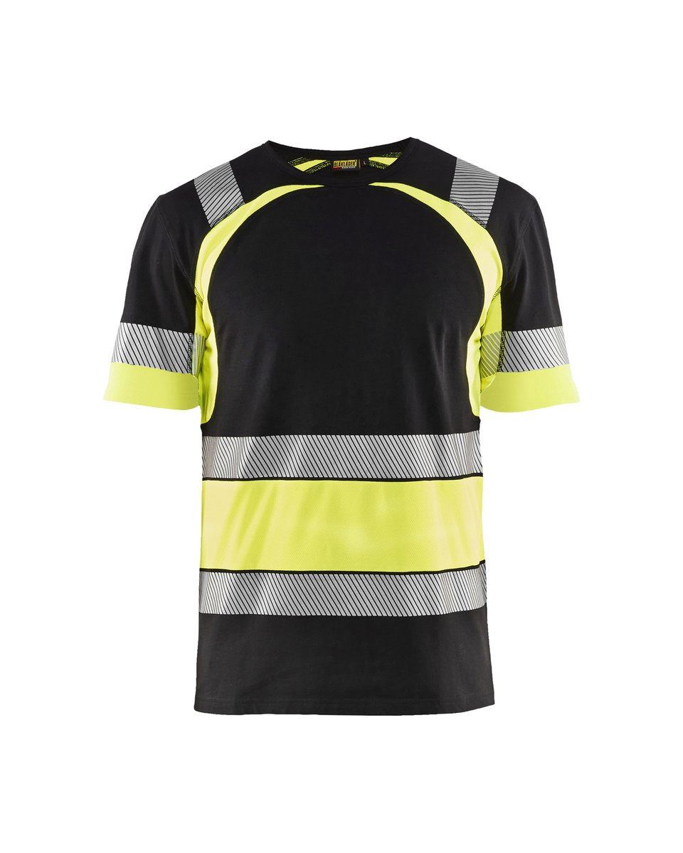Blåkläder 3421 T-shirt High Vis - Zwart/High Vis Geel