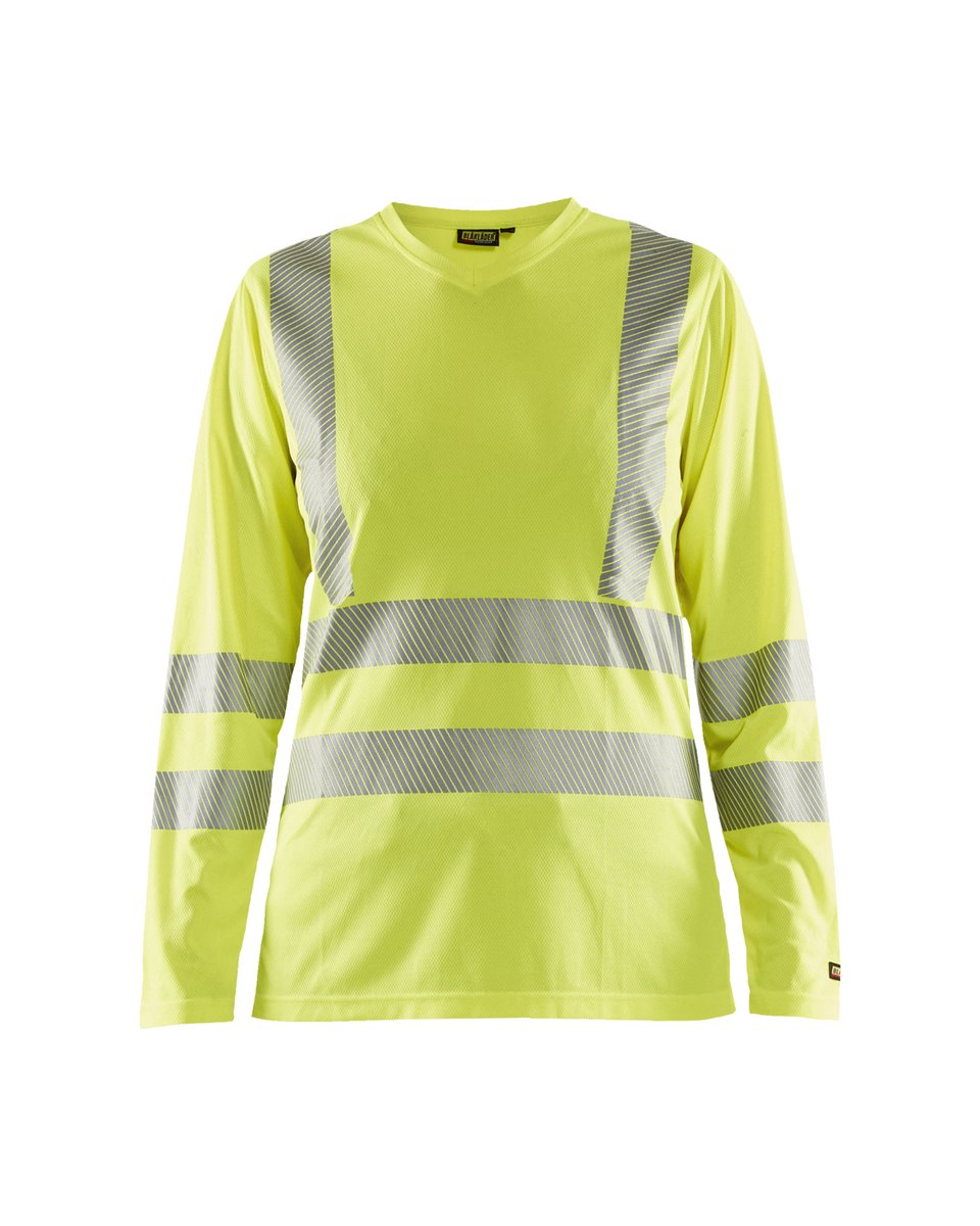 Blåkläder 3485 Dames UV-T-shirt lange mouwen High Vis - High Vis Geel