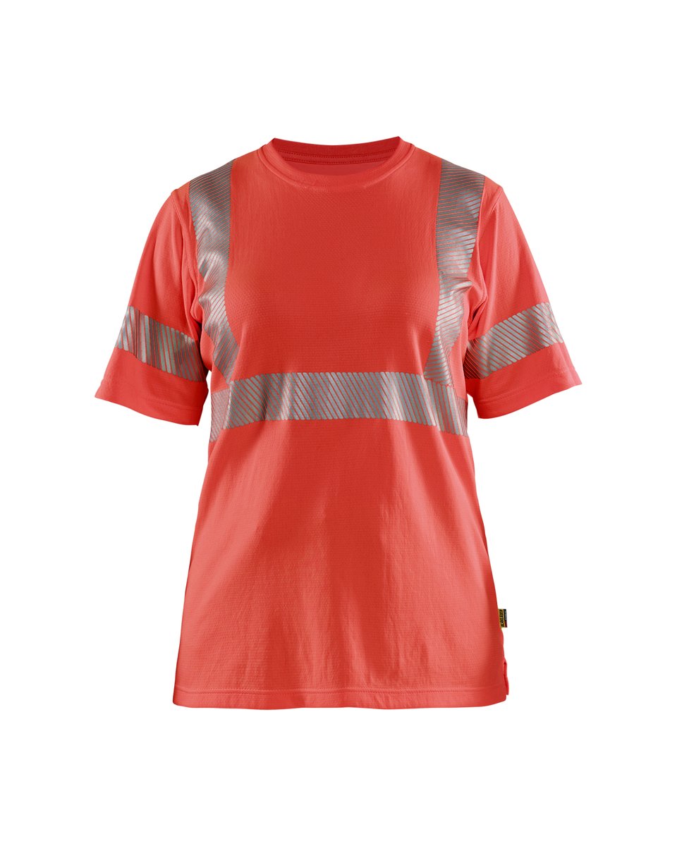 Blåkläder 3502 Dames T-shirt High Vis - High Vis Rood