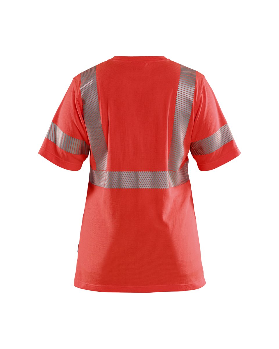 Blåkläder 3502 Dames T-shirt High Vis - High Vis Rood