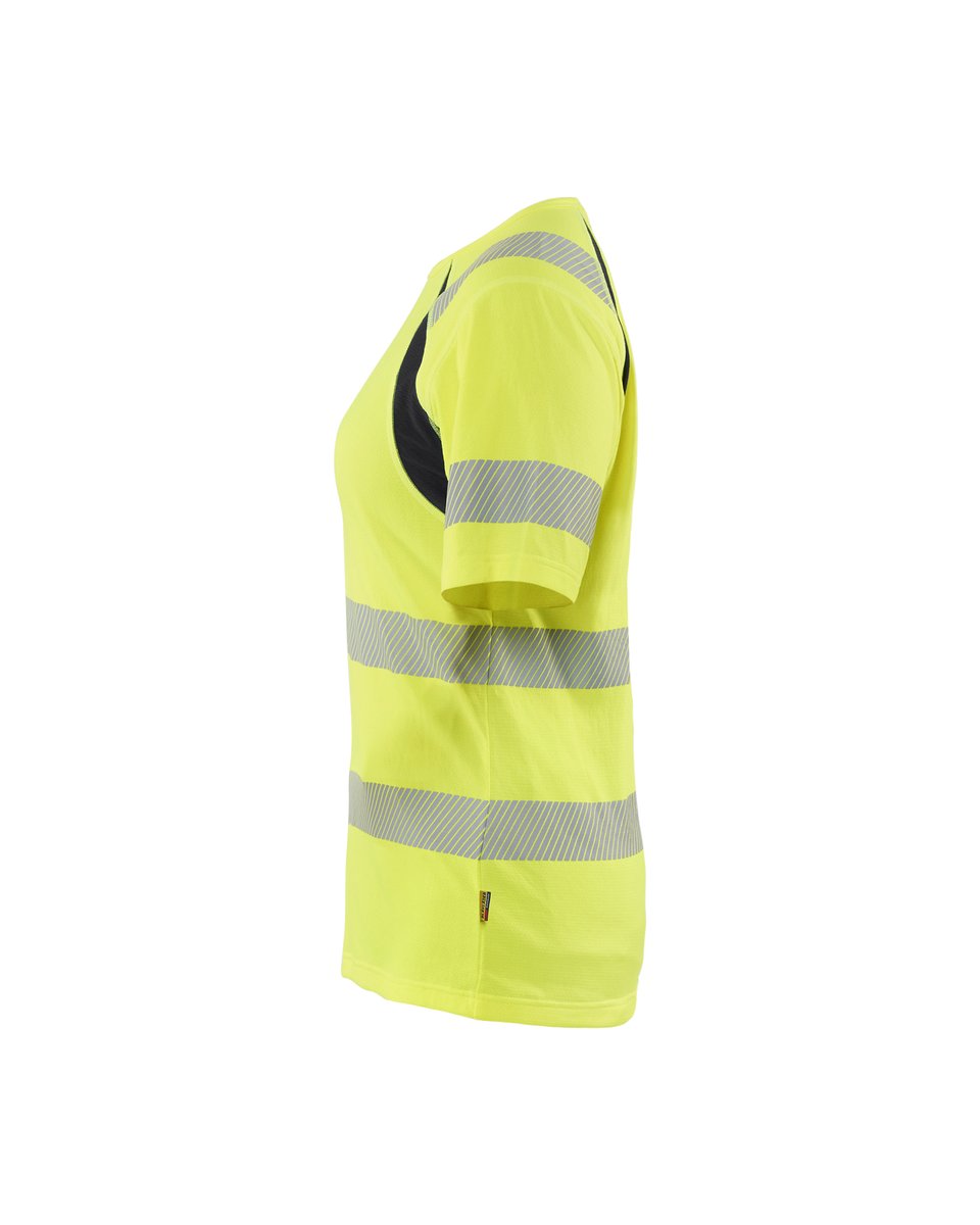 Blåkläder 3503 Dames T-shirt High Vis - High Vis Geel/Zwart
