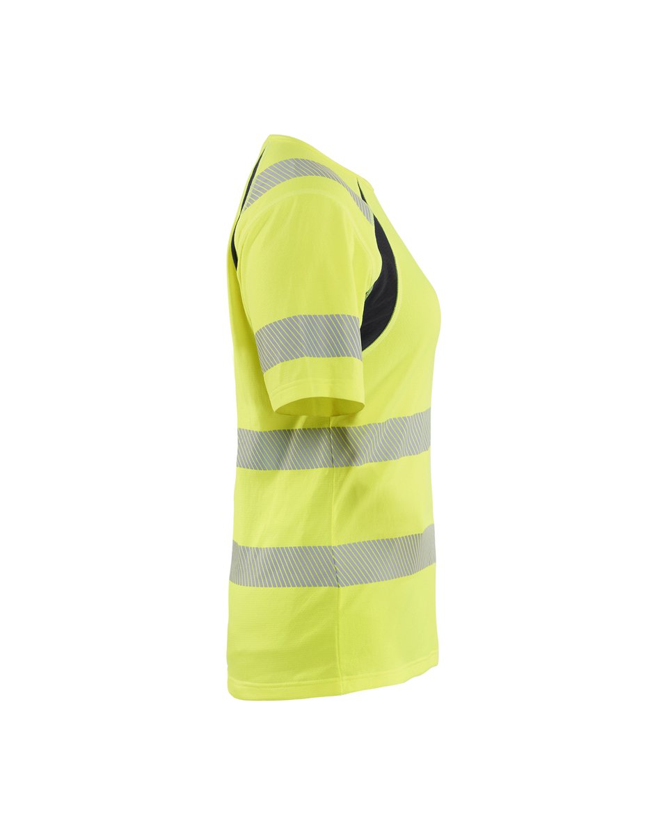 Blåkläder 3503 Dames T-shirt High Vis - High Vis Geel/Zwart