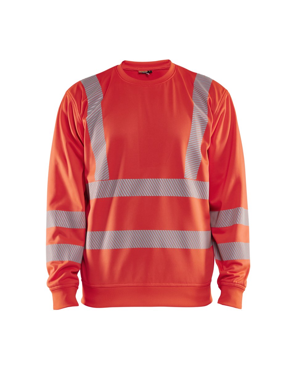 Blåkläder 3562 Sweatshirt High vis - High Vis Rood