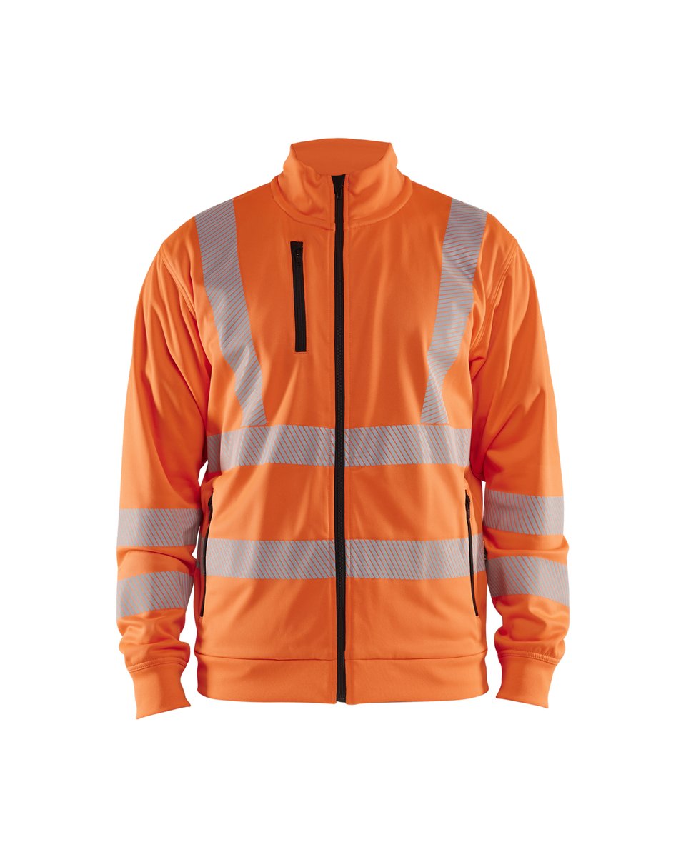 Blåkläder 3563 Sweatshirt met rits High Vis - High Vis Oranje